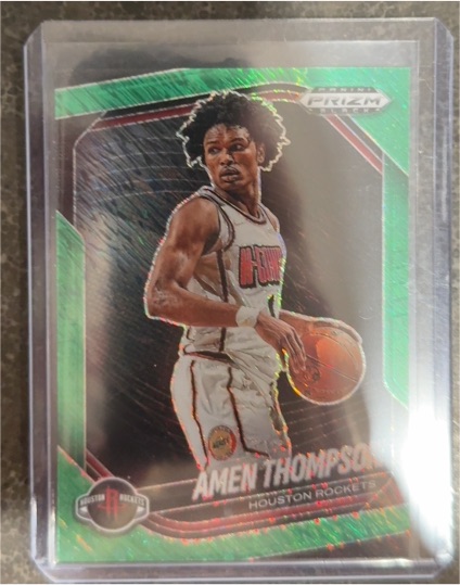 2024-25 Panini Prizm Black #76 Amen Thompson — front