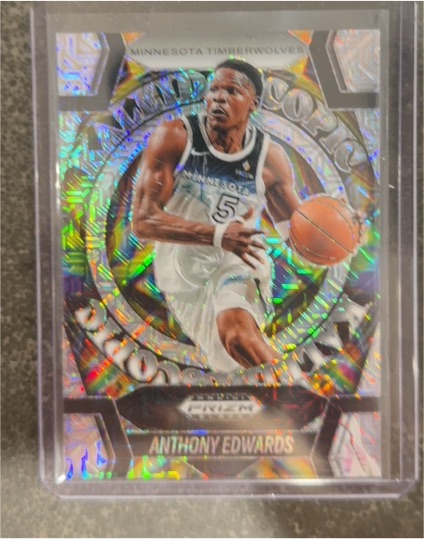 2023-24 Panini Prizm #108 Anthony Edwards — front