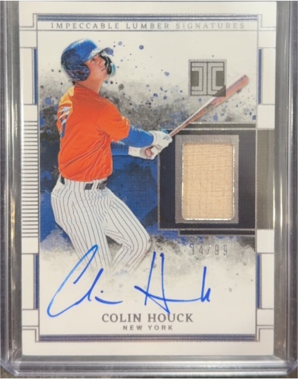 2025 Panini Impeccable Lumber Signatures #ILS-CH Colin Houck — front