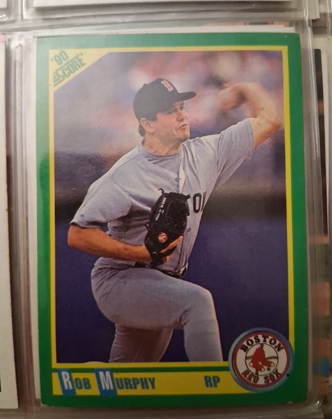 1990 Score #181 Rob Murphy — front