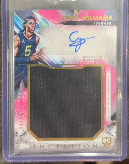2024 Topps Inception #RJR-CW Cody Williams — front