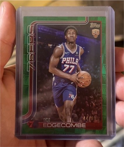 2025-26 Topps #203 VJ Edgecombe — front