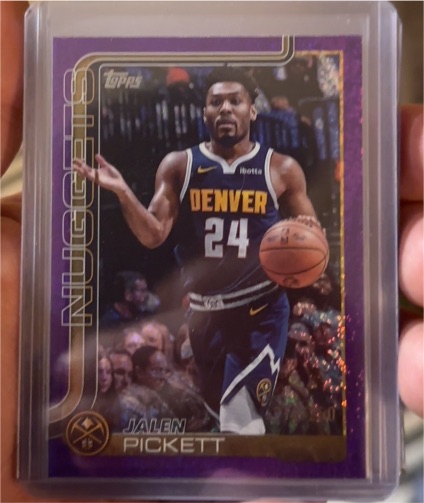 2025-26 Topps #107 Jalen Pickett — front