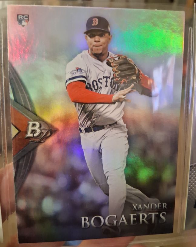2014 Bowman Platinum #75 Xander Bogaerts — front