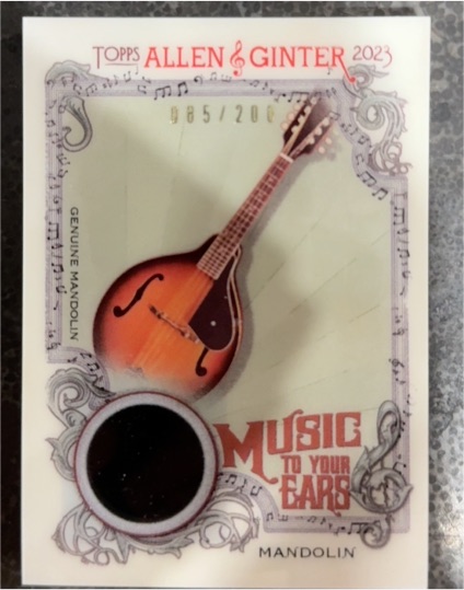 2023 Topps Allen & Ginter #MTYE-8 Mandolin Music to Your Ears — front