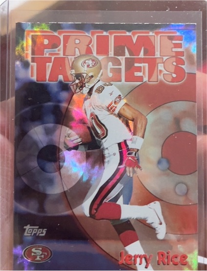 1998 Topps Chrome #27 Jerry Rice Season's Best Prime Targets — front