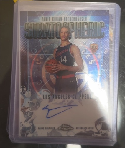 2025-26 Topps Chrome #SMR-YKN Yanic Konan-Niederhauser Stratospheric RC Auto — front