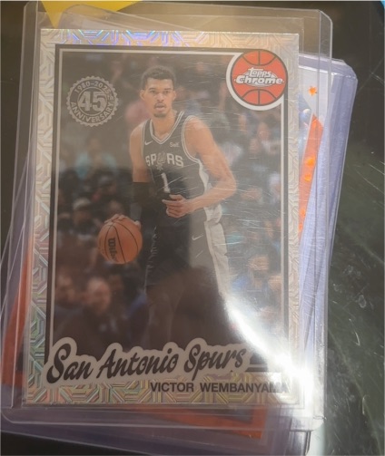 2025-26 Topps Chrome #TC-VW Victor Wembanyama — front