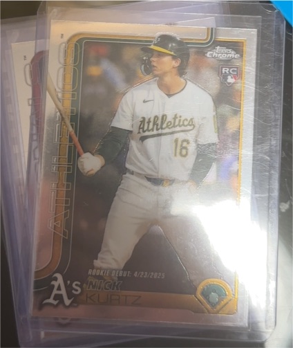 2025 Topps Chrome Update #USC180 Nick Kurtz — front