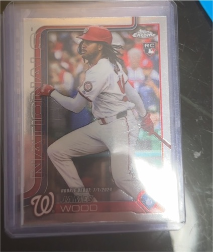 2025 Topps Chrome Update Series #USC95 James Wood — front