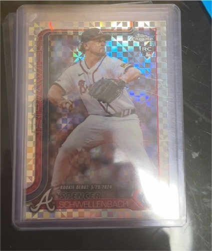 2025 Topps Chrome #203 Spencer Schwellenbach — front