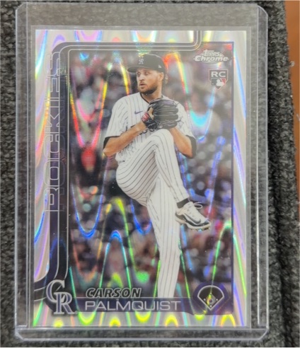 2025 Topps Chrome Update #USC173 Carson Palmquist — front