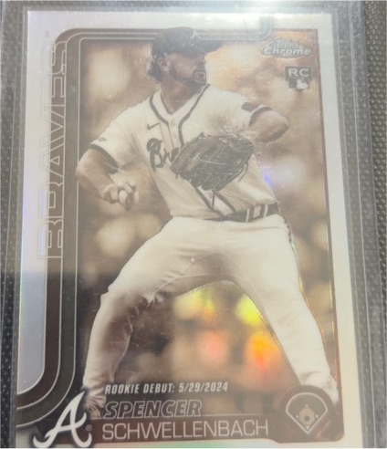 2025 Topps Chrome Update #USC132 Spencer Schwellenbach — front