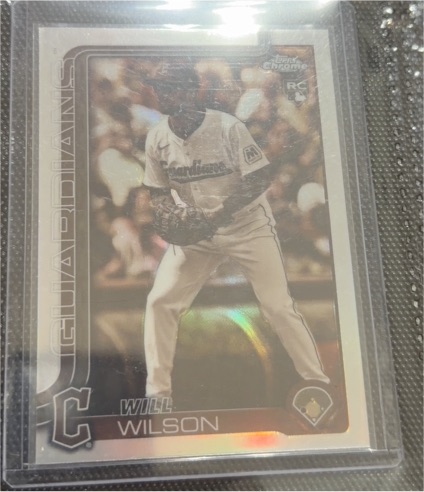 2025 Topps Chrome Update #USC187 Will Wilson — front