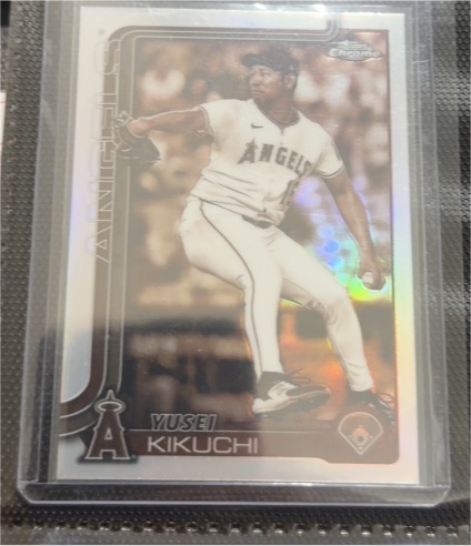 2025 Topps Chrome Update Series #USC59 Yusei Kikuchi — front