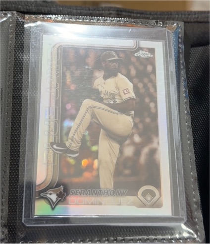 2025 Topps Chrome Update #USC100 Seranthony Dominguez Sepia Refractor — front