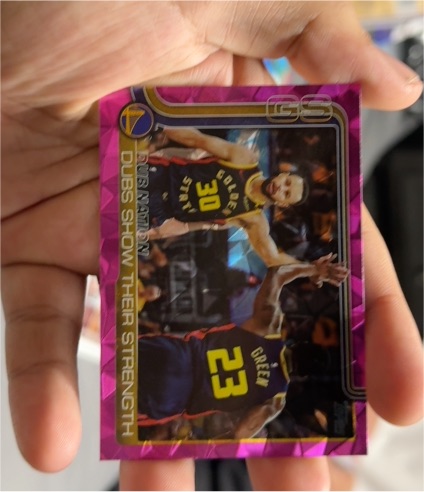 2025-26 Topps #291 Dubs Nation: Dubs Show Their Strength Stephen Curry & Draymond Green — front