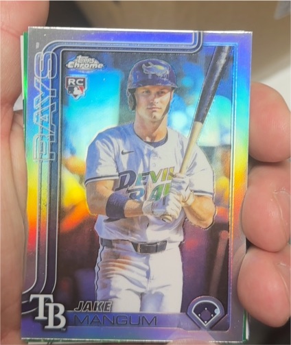 2025 Topps Chrome Update #USC176 Jake Mangum — front