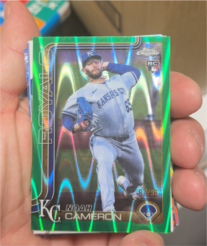 2025 Topps Chrome Update #USC69 Noah Cameron — front