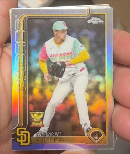 2025 Topps Chrome Update #USC195 Mason Miller — front