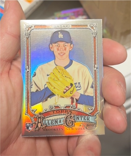 2025 Topps Allen & Ginter #92 Roki Sasaki — front