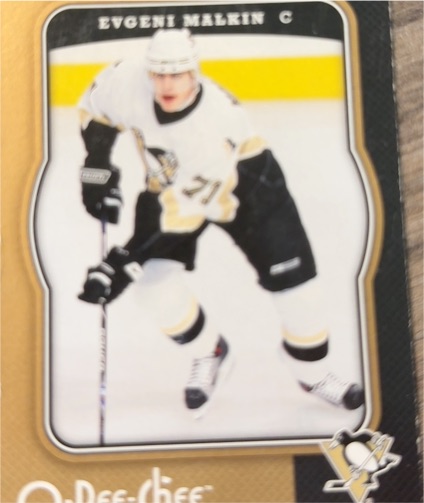 2007-08 O-Pee-Chee #390 Evgeni Malkin — front