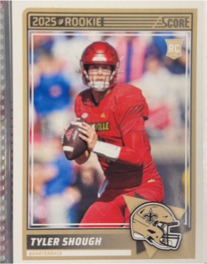 2025 Panini Score #71 Tyler Shough — front