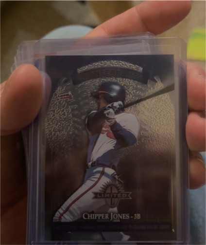 1995 Pinnacle Limited #1 Chipper Jones — front