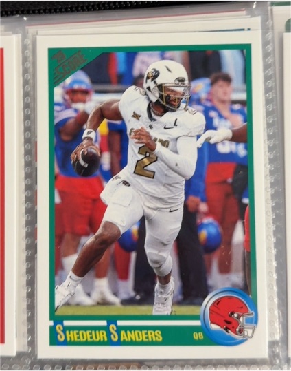 2025 Score #2 Shedeur Sanders — front