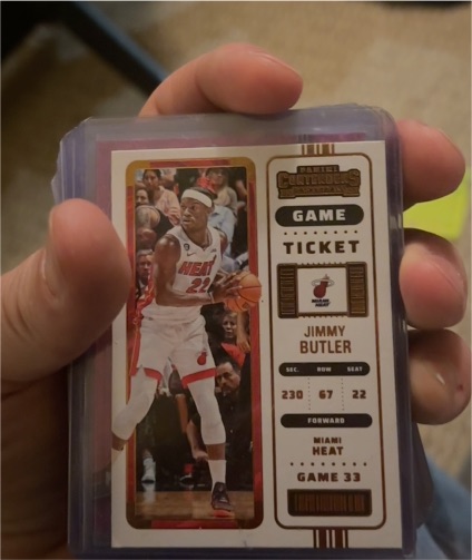 2022-23 Panini Contenders Season Ticket #75 Jimmy Butler — front