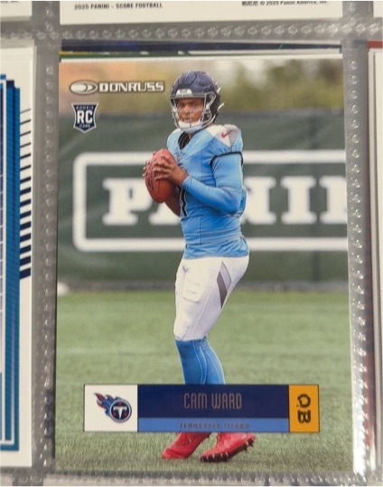 2025 Donruss #R05-CMW Cam Ward — front