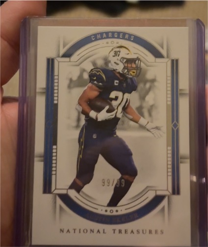 2023 Panini National Treasures #56 Austin Ekeler — front