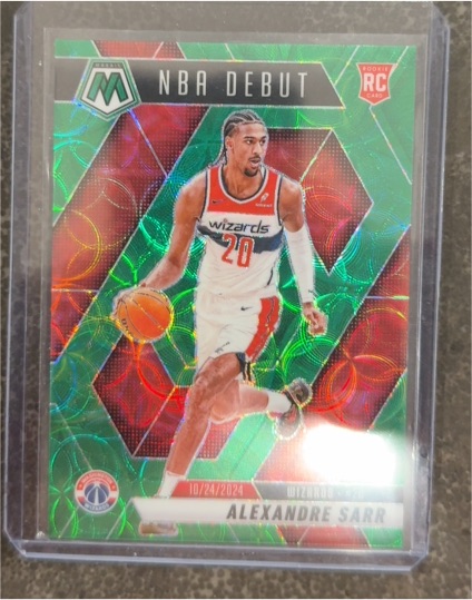 2024-25 Panini Mosaic NBA Debut #254 Alexandre Sarr — front
