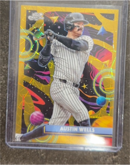 2025 Topps Cosmic Chrome #14 Austin Wells — front