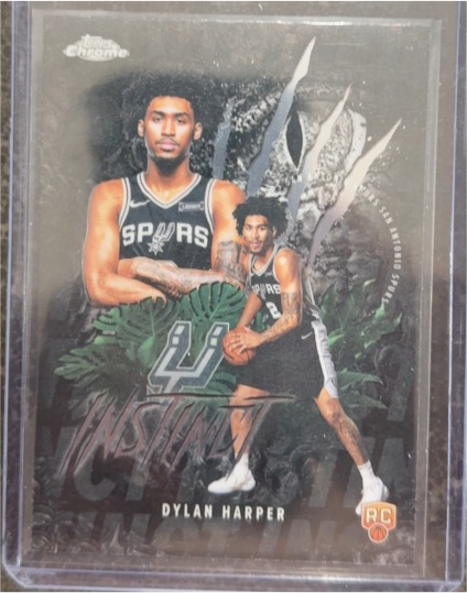 2025-26 Topps Chrome #INS-12 Dylan Harper Instinct Rookie — front