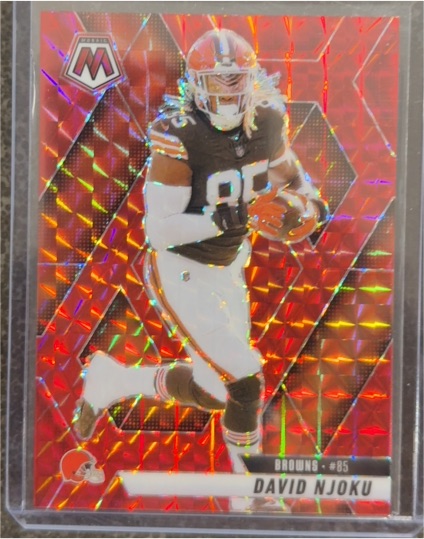 2025 Panini Mosaic #133 David Njoku — front