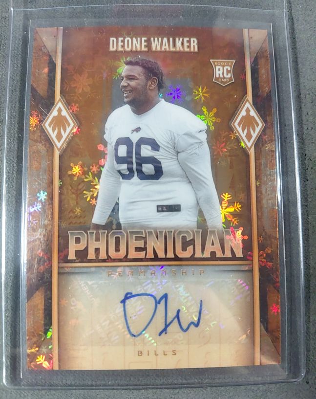 2025 Panini Phoenix Phoenician Penmanship #PHP-DWR Deone Walker — front