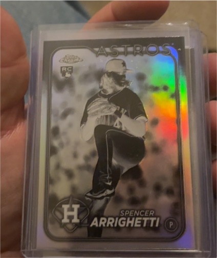 2024 Topps Chrome #112 Spencer Arrighetti — front