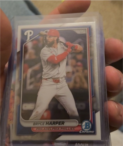 2024 Bowman Chrome #40 Bryce Harper — front