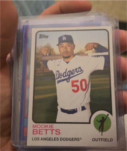 2021 Topps Archives #136 Mookie Betts Los Angeles Dodgers — front