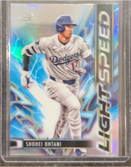 2025 Topps Cosmic Chrome #LS-15 Shohei Ohtani Light Speed — front