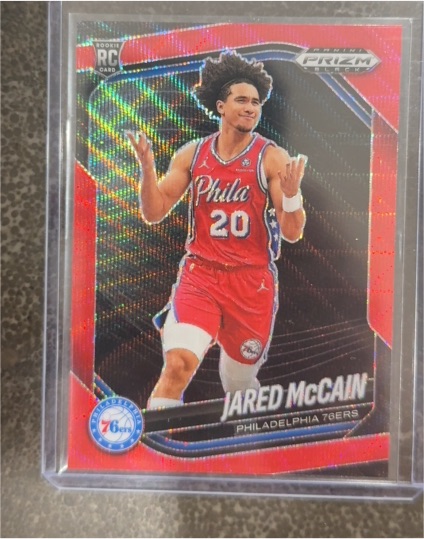 2024-25 Panini Prizm Black #80 Jared McCain — front