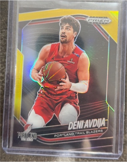 2024-25 Panini Prizm Black #78 Deni Avdija — front