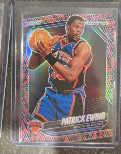 2024-25 Panini Prizm Black #255 Patrick Ewing — front