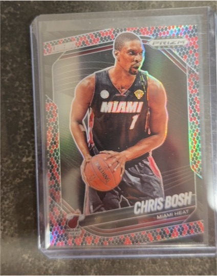 2024-25 Panini Prizm Black #272 Chris Bosh — front