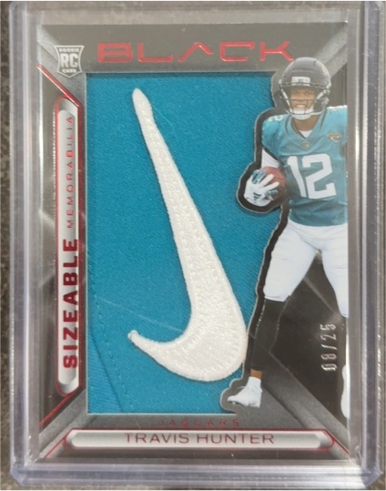 2025 Panini Black #SIZ-TH Travis Hunter — front