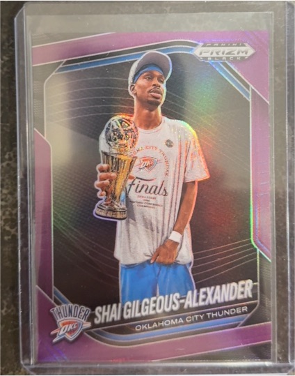 2024-25 Panini Prizm Black #164 Shai Gilgeous-Alexander — front