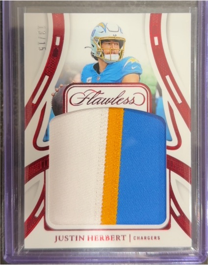 2024 Panini Flawless FRP-JHE Justin Herbert — front