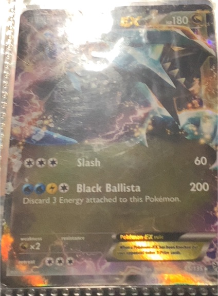 2012 Pokemon Black Kyurem EX #95/135 — front