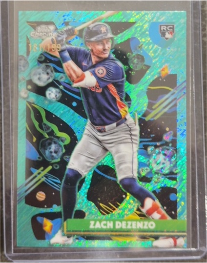 2025 Topps Chrome Cosmic #155 Zach Dezenzo — front
